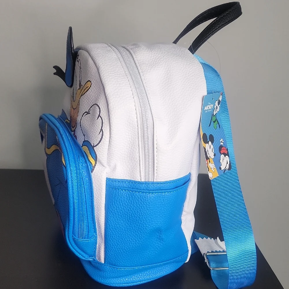 Disney Donald Duck Kids Backpack - Blue and White - Picture 2 of 6